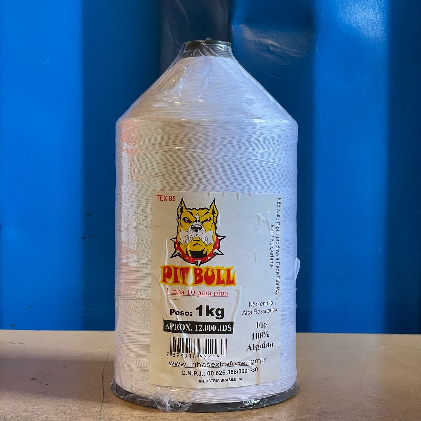 Cono Hilo Pitbull N°10 - 100% Algodón - 1kg (app 12.000 yds)