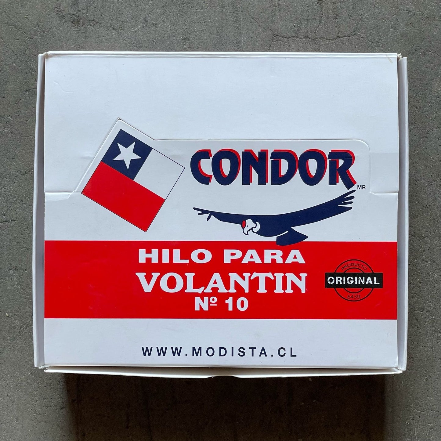 Hilo Condor N°10 - 100% Algodón Pulido - 420mt (12un)