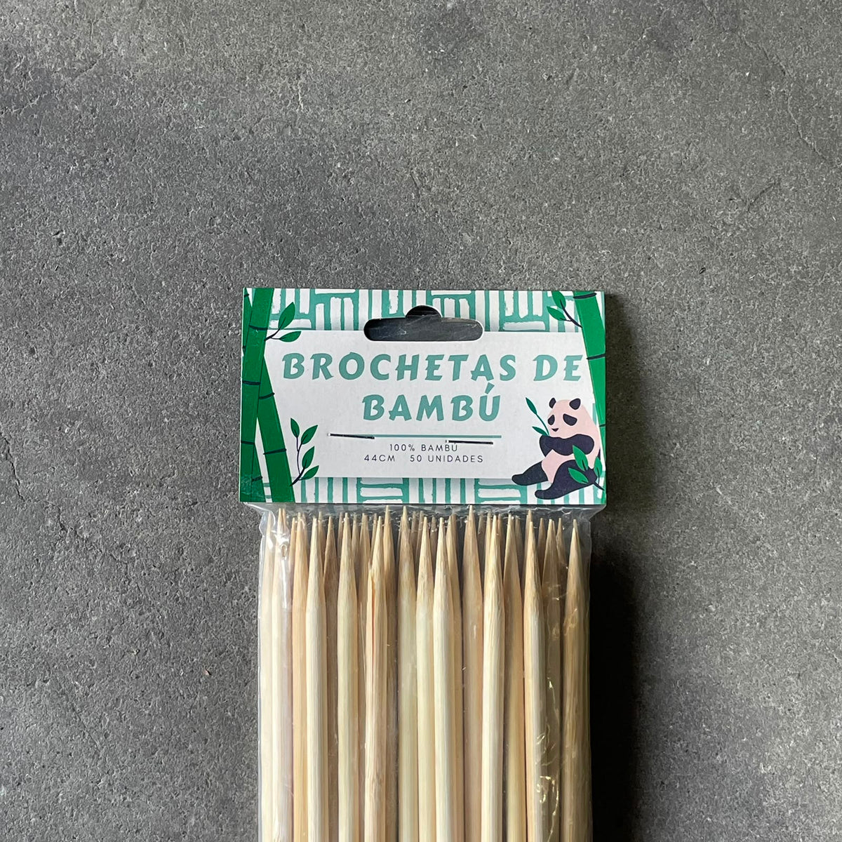 Palillos de brocheta de 44cm redondos